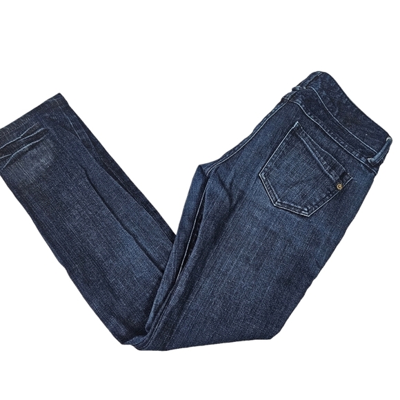 Express Zelda Dark Wash Stretch Denim Skinny Jeans Size 0 Short Women's - Picture 11 of 11